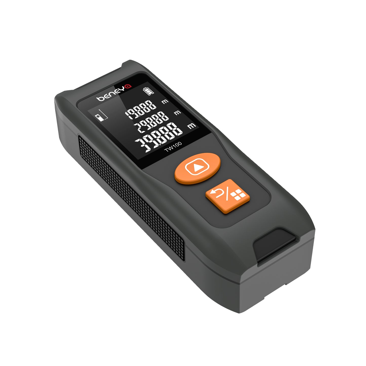 Beneya Professional 328ft/100m Laser Measurement Tool Red Beam, Digital Laser Measure Meter LCD Backlit Display, m/ft/in, Area and Volume