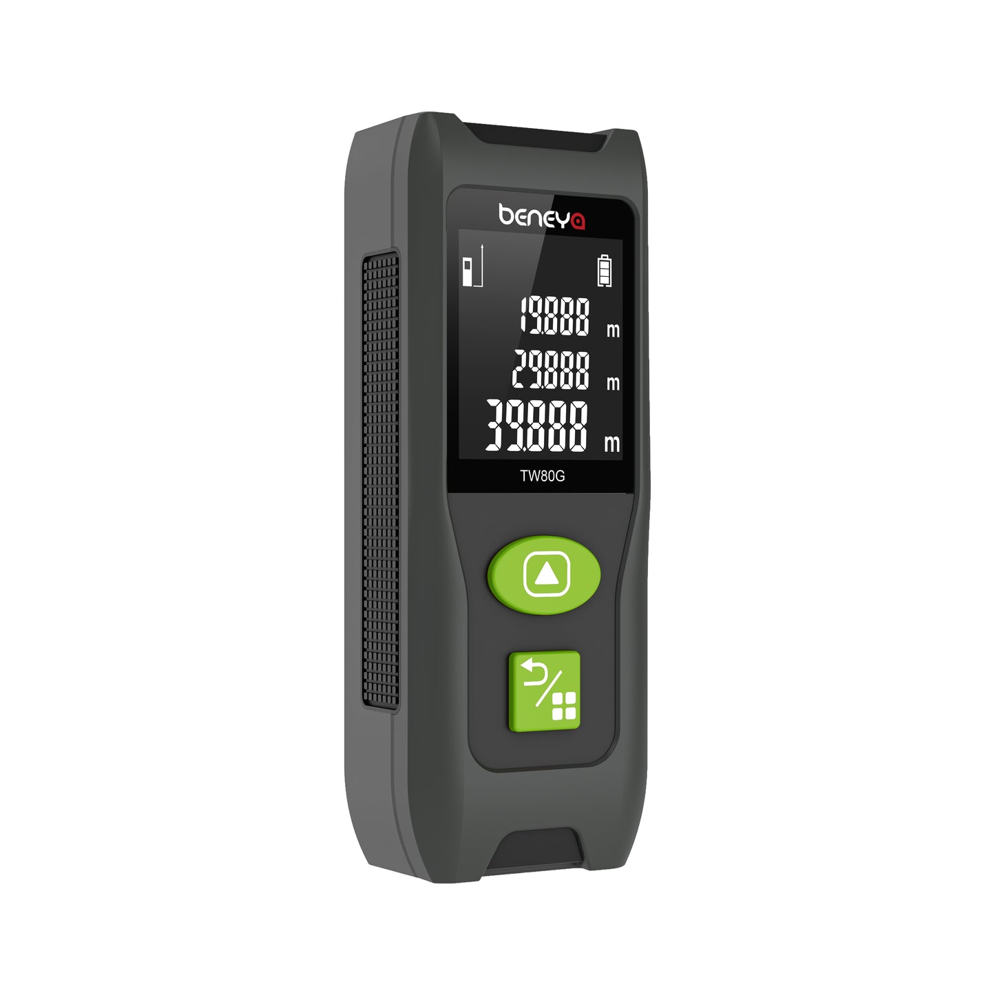 Beneya Professional 262ft/80m Laser Measurement Tool Green Beam, Digital Laser Measure Meter LCD Backlit Display, m/ft/in, Area and Volume