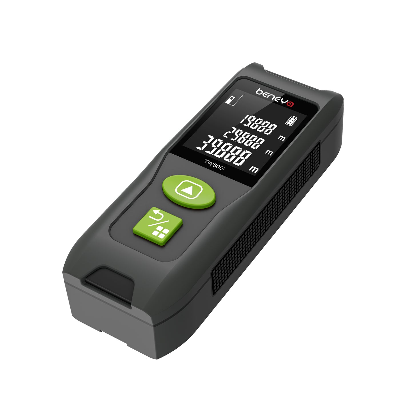 Beneya Professional 262ft/80m Laser Measurement Tool Green Beam, Digital Laser Measure Meter LCD Backlit Display, m/ft/in, Area and Volume